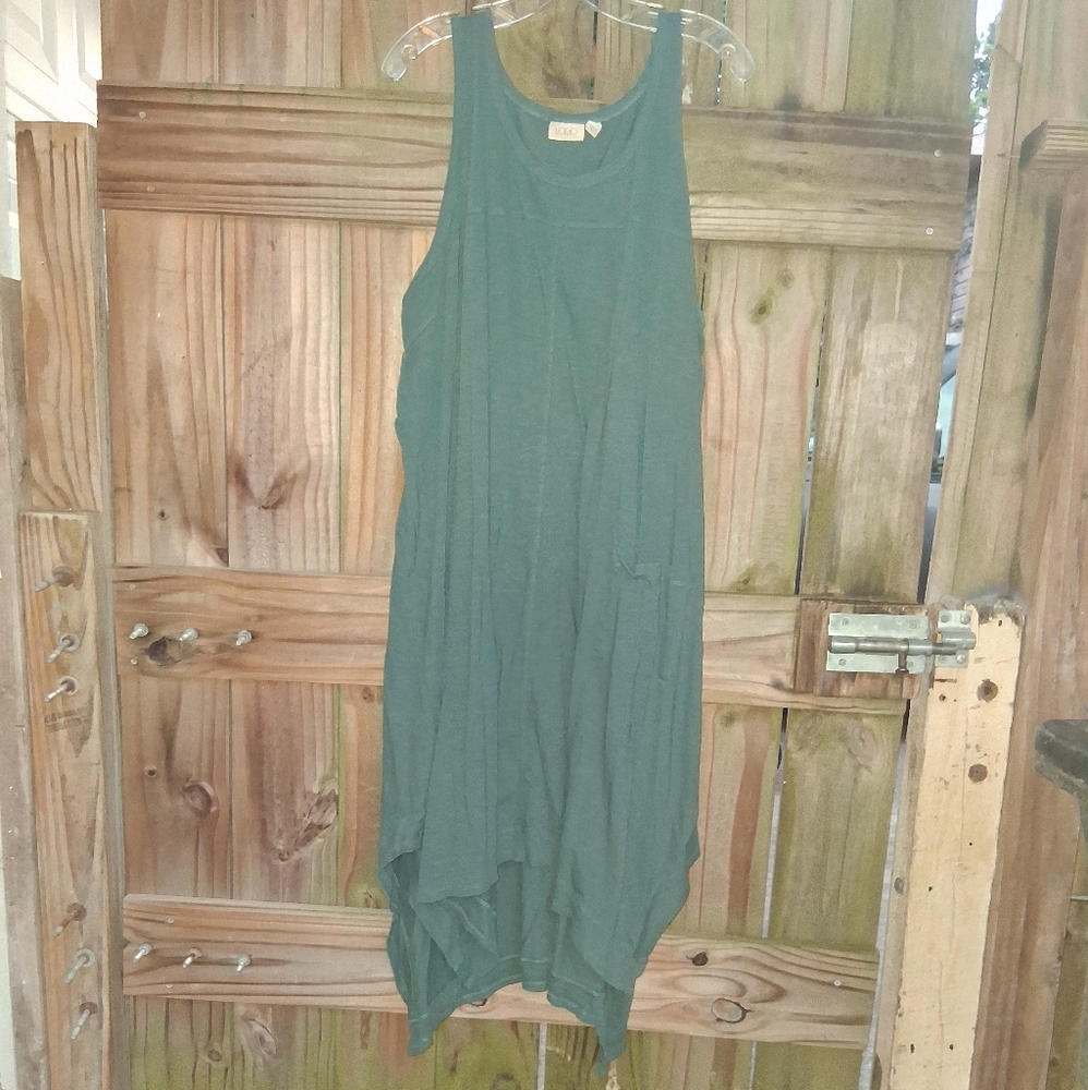 Green Sleeveless Women's Dress (LAST CALL / $ DROP)